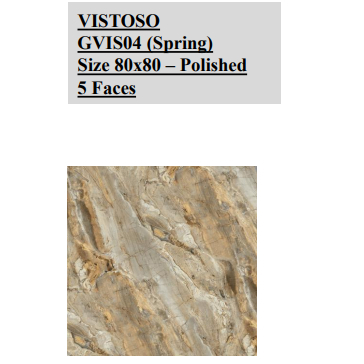 NIRO GRANITE VISTOSO POLISHED GVIS04 SPRING 80X80