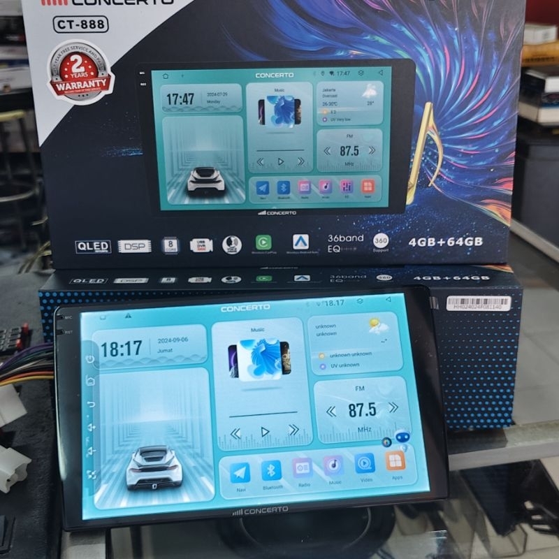 Android CONCERTO SONATA CT-888 Qled DSP Camera 360