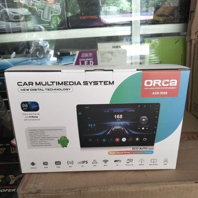 Android mobil orca seris NFC 9inc ADR-9988