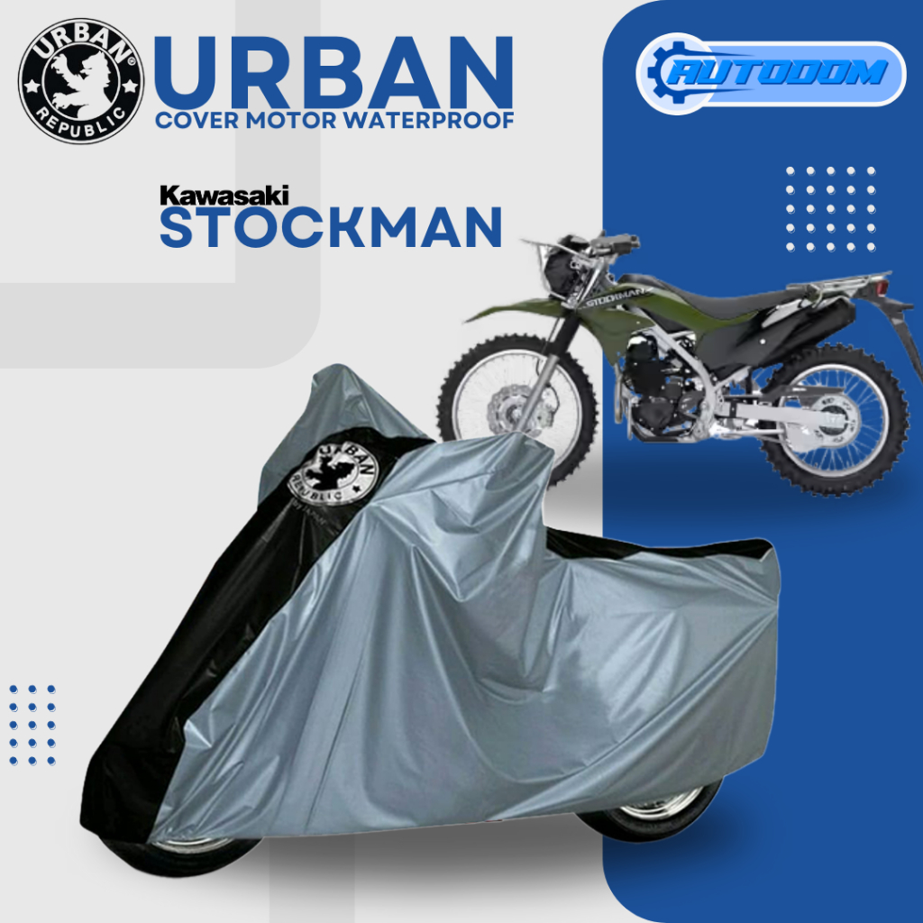 Urban Cover Motor Kawasaki Stockman / Bahan PVC 100% Waterproof
