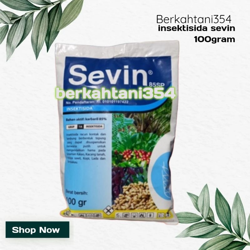 Insektisida sevin 100gram Racun semut serangga SEVIN 100GRAM Sevin 85sp obat semut kutu kutuan daun 