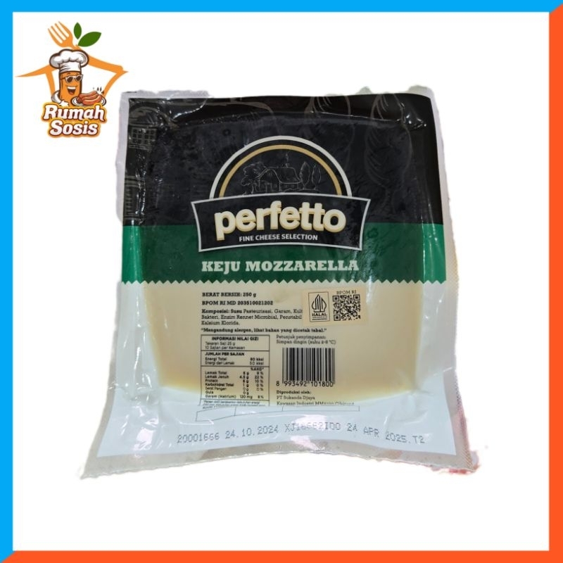 

Perfetto Keju Mozzarella Fine Cheese (BUKAN REPACK / KW)