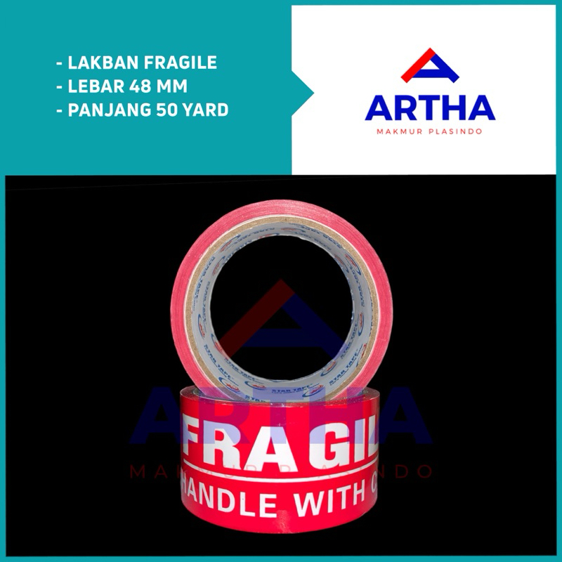 

LAKBAN FRAGILE UNBOXING 50 YARD FULL X 2 INCH