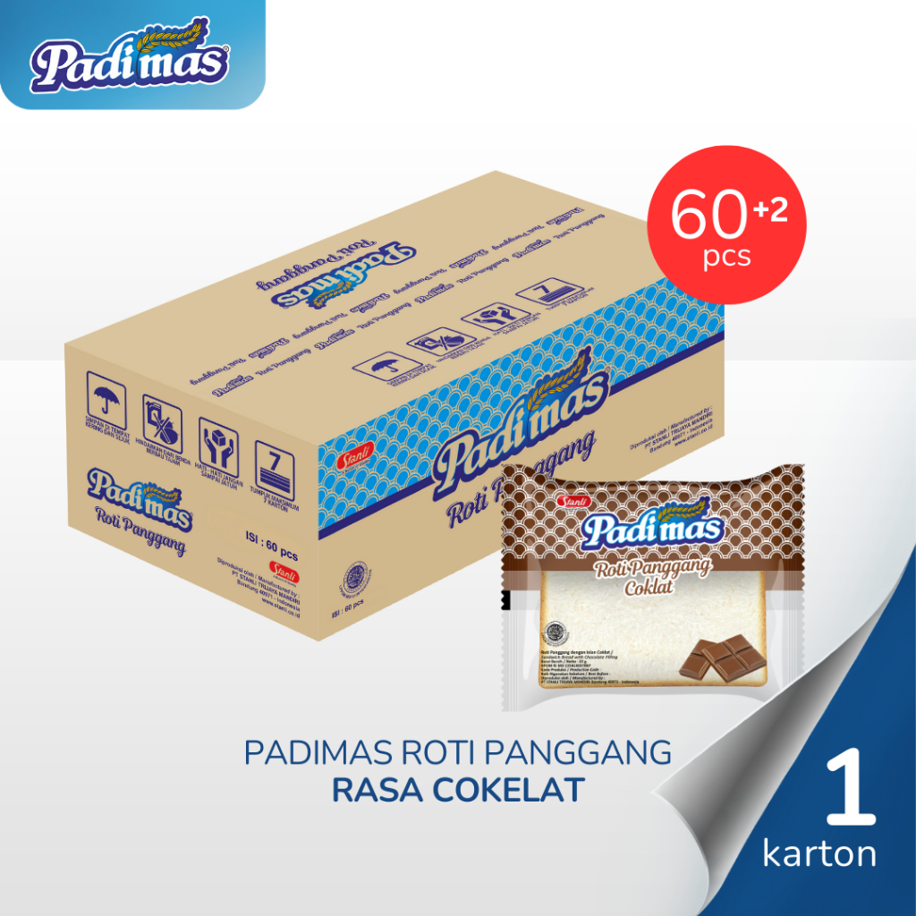 

Roti Panggang Padimas Coklat Extra2 Karton