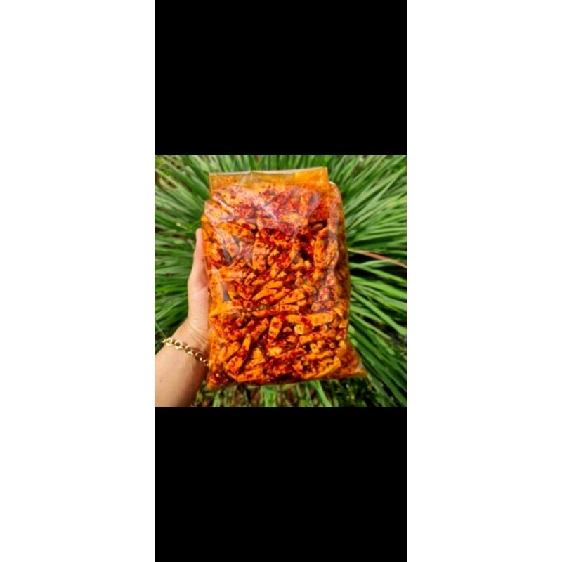 

Basreng pedas jeruk purut 500gram ready