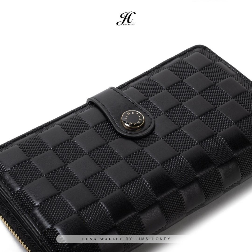 JIMS HONEY LUNA WALLET Dompet Lipat Panjang Wanita Cewek Fashion Jimshoney Casual Terbaru