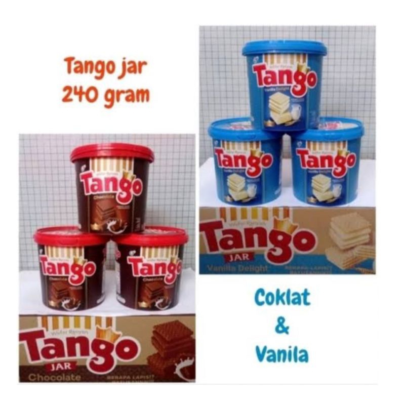 

Tango Wafer Kemasan Jar 240Gr