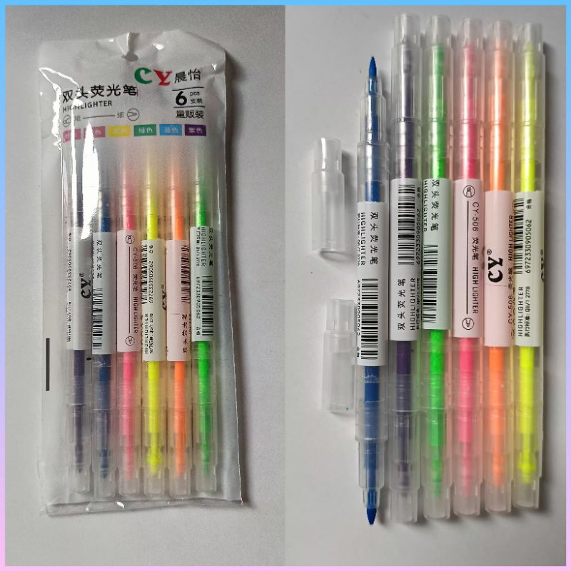 

Ready Stabilo Pastel 1 set isi 6pcs mempunyai 2sisi bisa sebagai highlighter