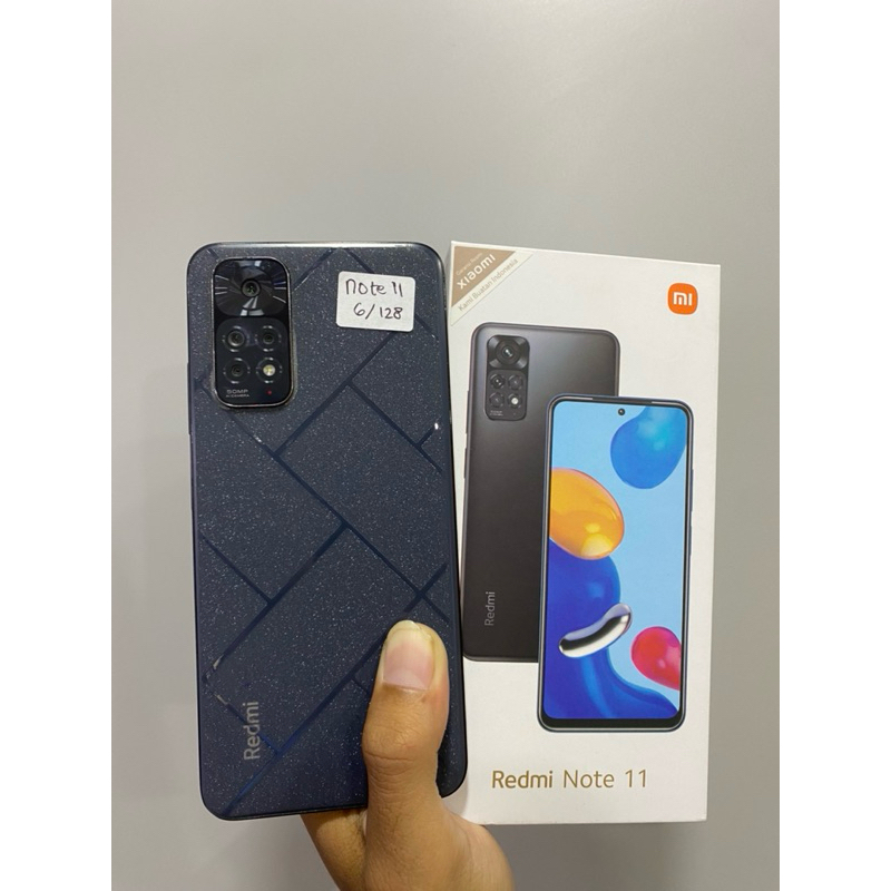 redmi note 11 ram 6/128 second bekas pakai