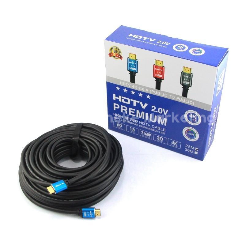 Kabel HDMI 25M /  KABEL HDMI 4K PANJANG 25 METER / R-One Kabel HDMI 4K 25 Meter