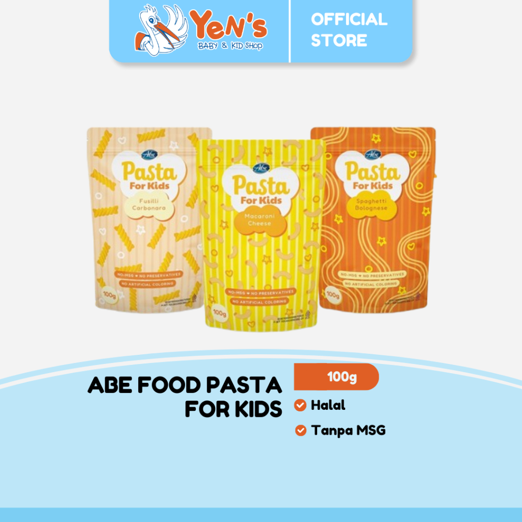 

Abe Food Pasta For Kids/ Cemilan Anak/ Tanpa MSG / HALAL