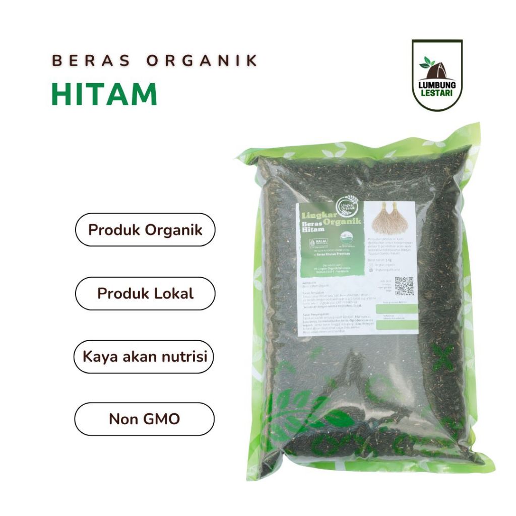 

Beras Hitam - Lingkar Organik 5Kg