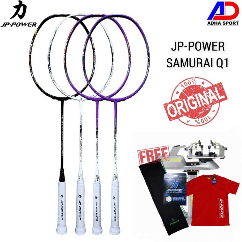 Raket Badminton JP Power Samurai Q1 Original Raket Bulutangkis