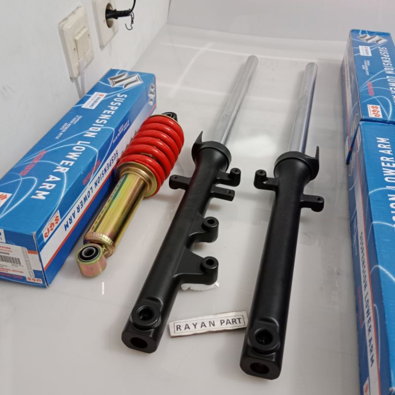 As shock depan+belakang Satria fu Satria fu plus tabung tinggal pasang original
