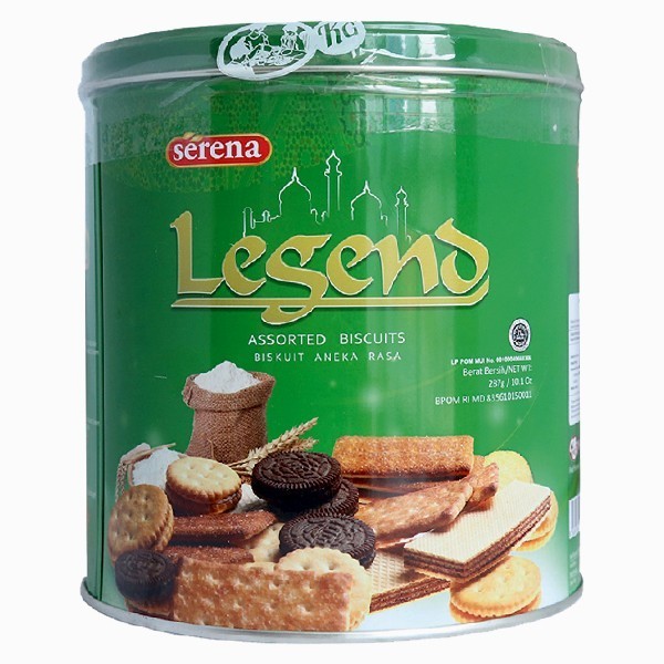 

SERENA Biscuits Legend Aneka Rasa Kemasan Tins 287 gr