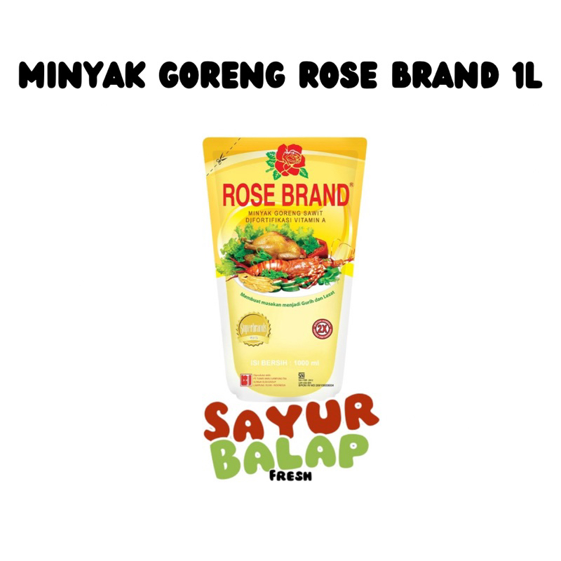 

Minyak Goreng Rose Brand 1Liter Minyak Goreng Rosebrand 1L