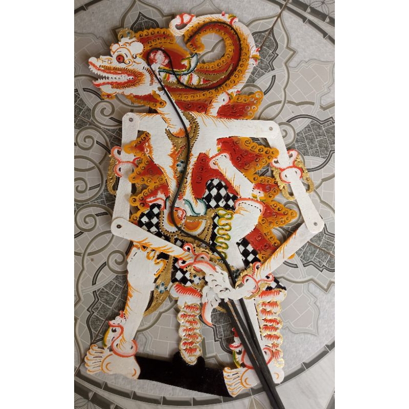 Wayang kulit asli 100% Wayang Anoman gondrong/Wayang Anoman obong