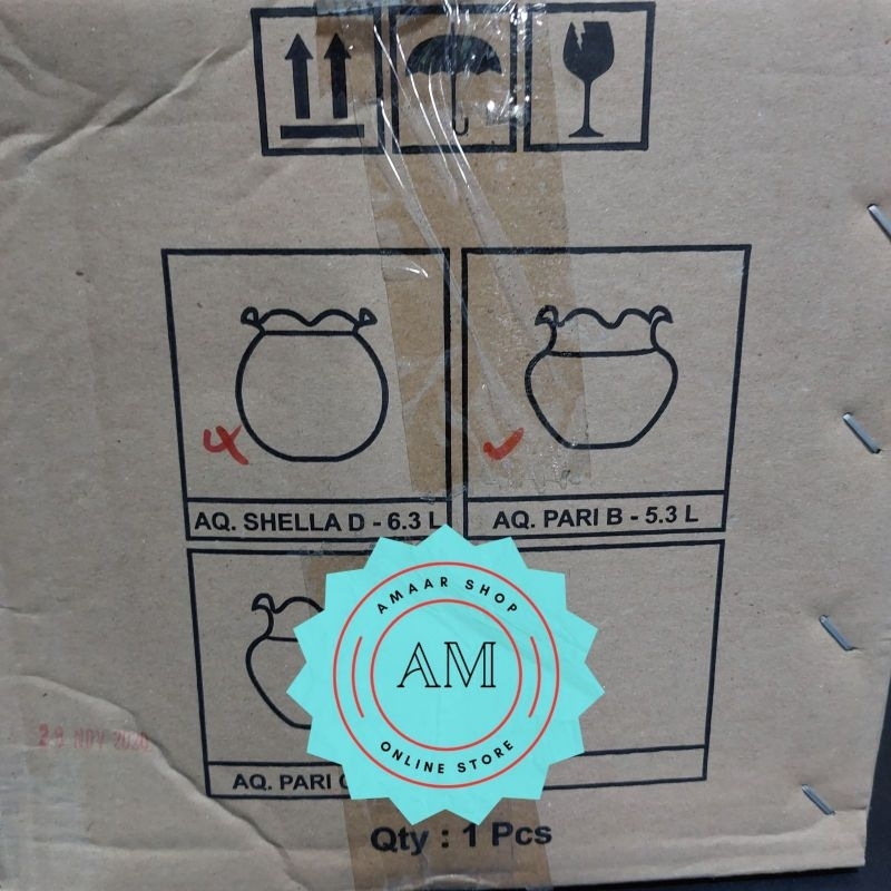 AQUARIUM KACA BULAT 5.3LITER / AQUARIUM BULAT 5.3LTR / FISH BOWL 5.3 LITER / AQUARIUM TOPLES 5.3 LIT