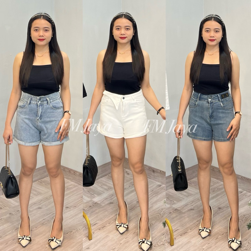 HOTPANTS JEANS IMPORT WANITA 8183  - 2372 - 7521 || CELANA PENDEK JEANS WANITA FASHION || CELANA JEA