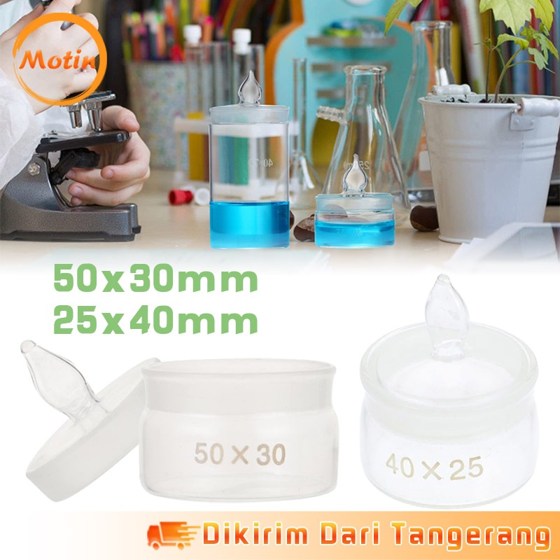 Botol Timbang 25x40/30x50 Weighing Botle Pyrex Laboratorium Tool