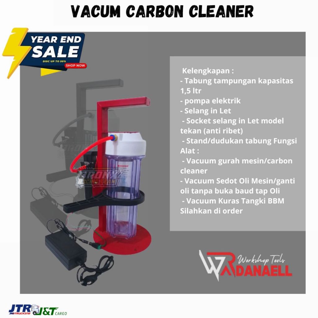 Vacum Carbon Cleaner Alat Sedot Oli Gurah Mesin Elektrik Sedot Oli