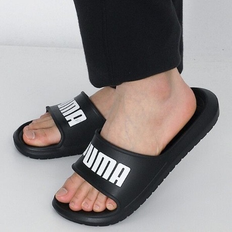 Puma Sandal Slide Divecat V2 Lite Black- White 374823 01