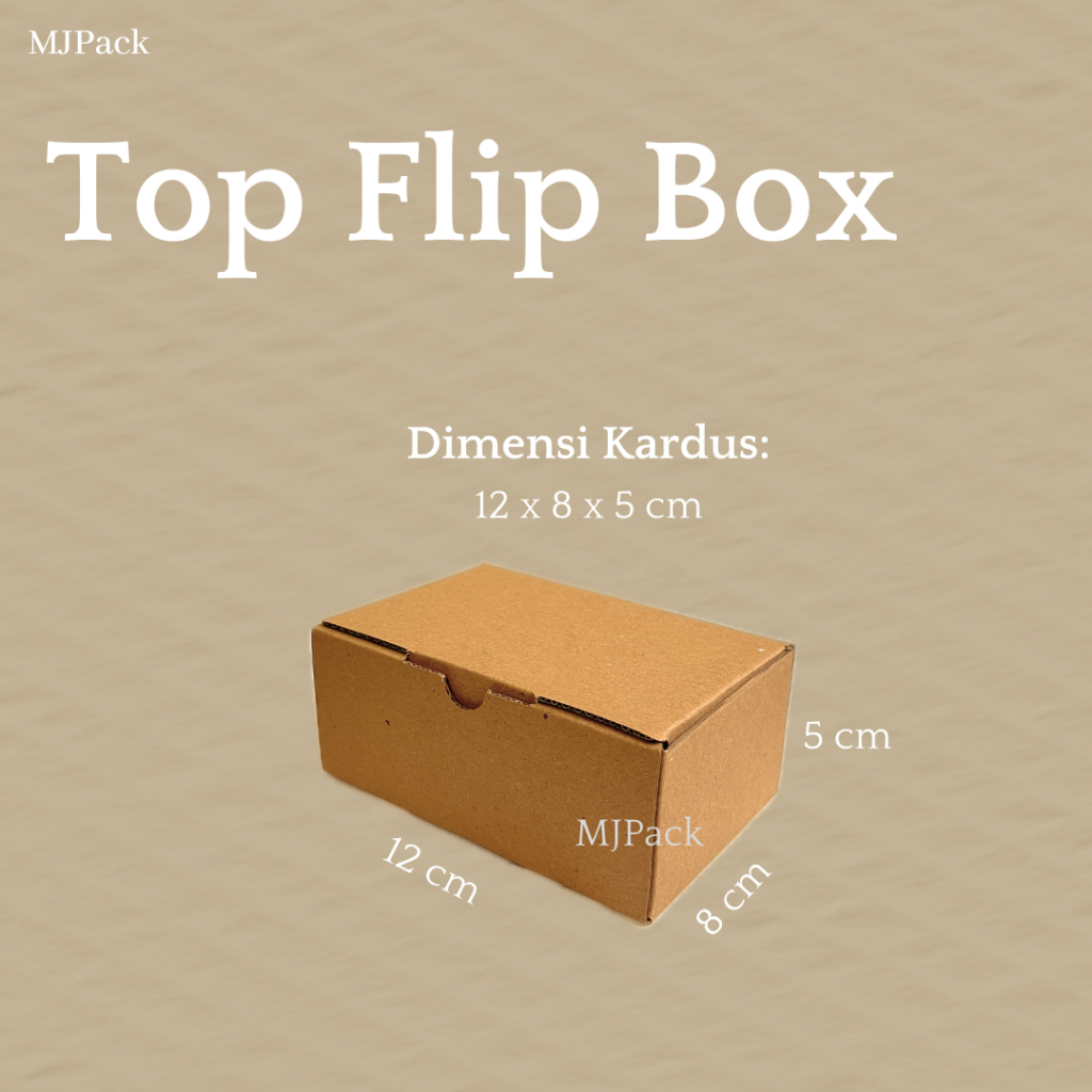 

KARDUS 12x8x5 cm || Box Karton Corrugated || Box Die Cut Eflute
