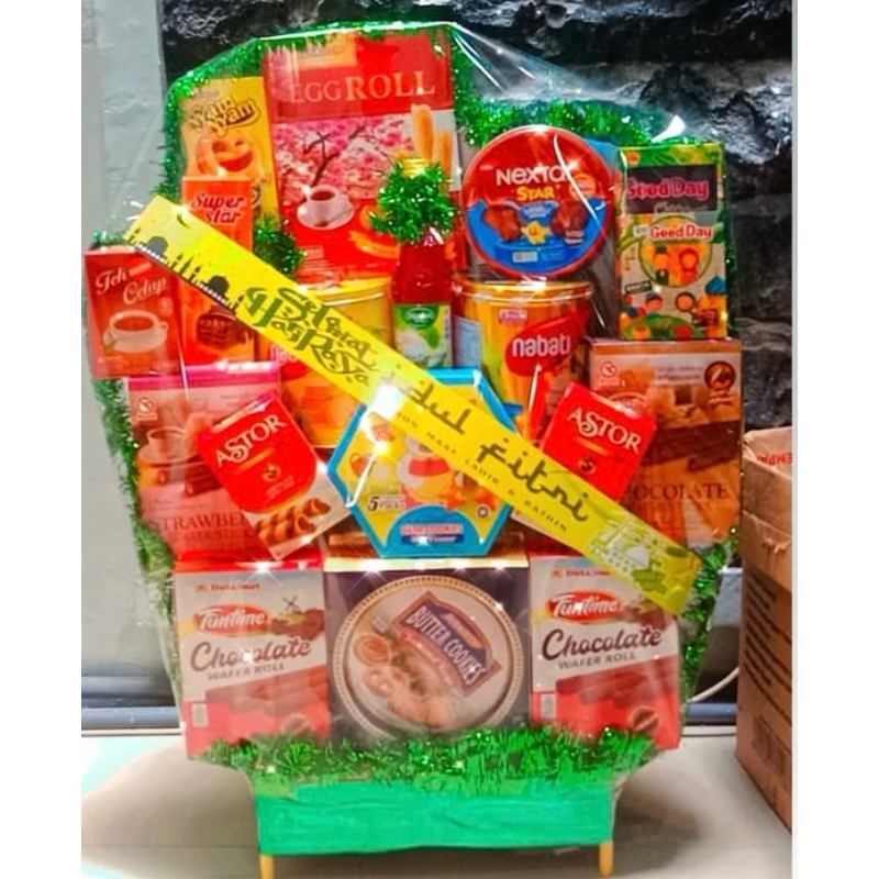 TERMURAH (parcel Snack Rotan lebar)