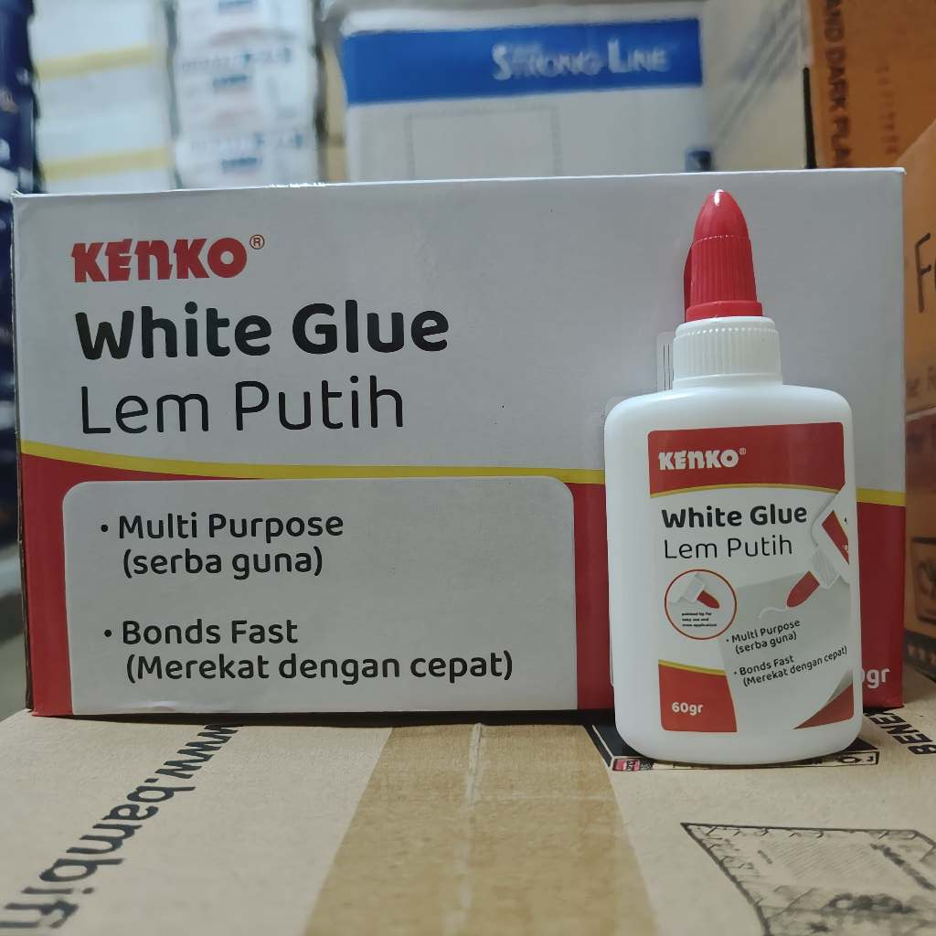 

Lem Putih / White Adhesive PVAC 60 gr Kenko (1 pcs)