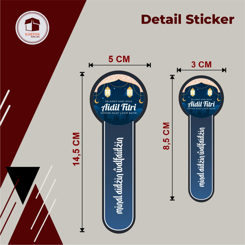 

STIKER PITA TEMA IDUL FITRI/ STIKER BOX/STIKER TOPLES/STIKER SERBAGUNA/CUSTOM STIKER