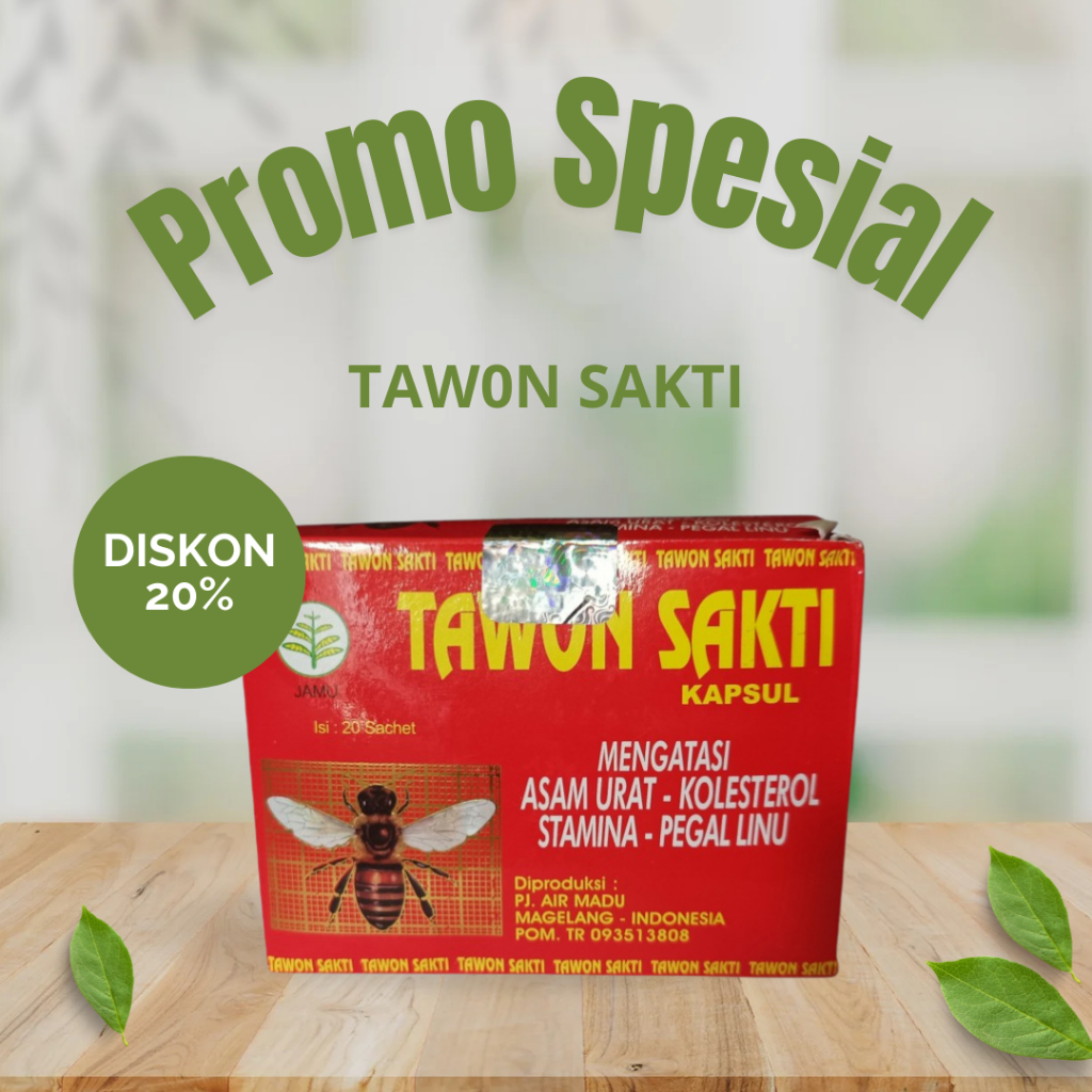 

ASLI 1BOX isi 20 sachet tawon sakti liar 100% original SAKTI