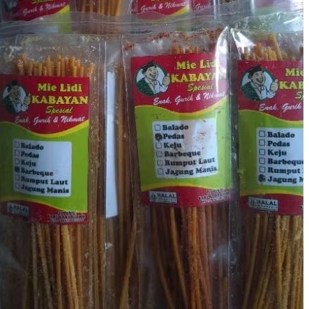 

Mie Lidi Spesial Si Kabayan Enak Dan Banyak Varian rasa Isi 15pcs/Pak