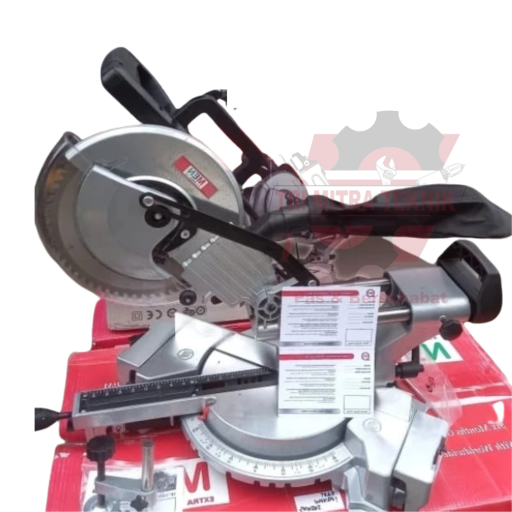 MEN MITER SAW 255MM / MESIN POTONG ALUMINIUM 10"MESIN POTONG KAYU