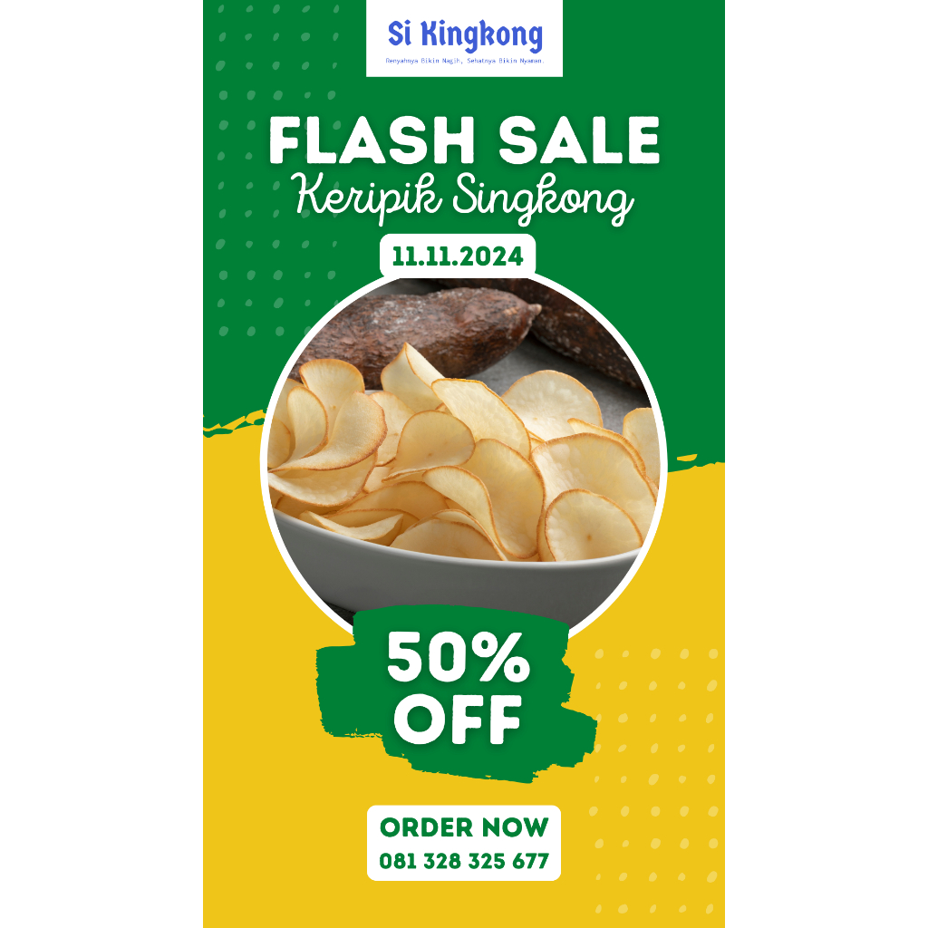 

Snack Keripik Singkong Pendamping Ngopi