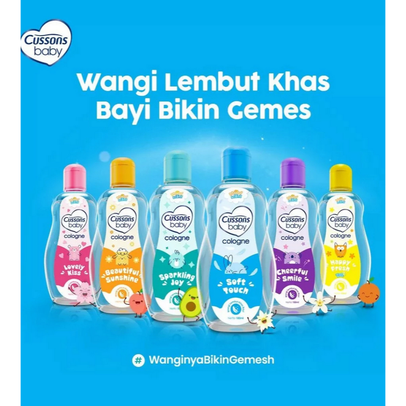 Cussons Baby Cologne - Minyak Wangi Bayi 100ml | Parfume baby/ Baby cologne