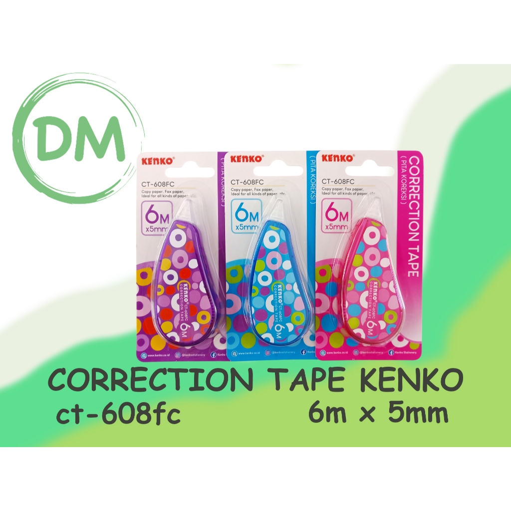 

CT-608FC KENKO CORRECTION TAPE