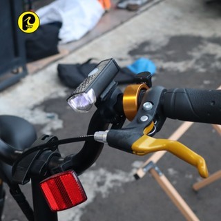 RAYPAL Lampu Sepeda LED USB Rechargeable Waterproof - RPL2255 senter sepeda