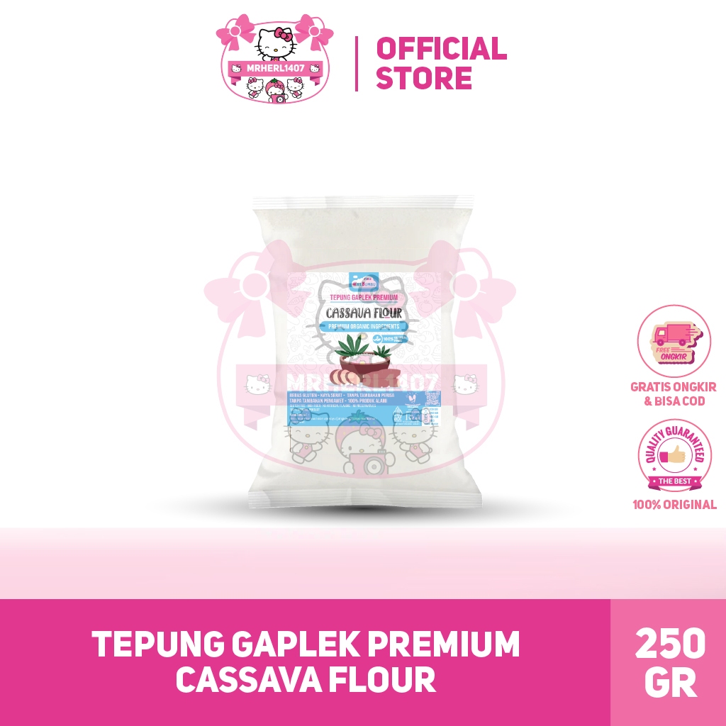 

[PREMIUM] Tepung Tiwul Premium 1kg/Tepung Gaplek Kemasan 1kg