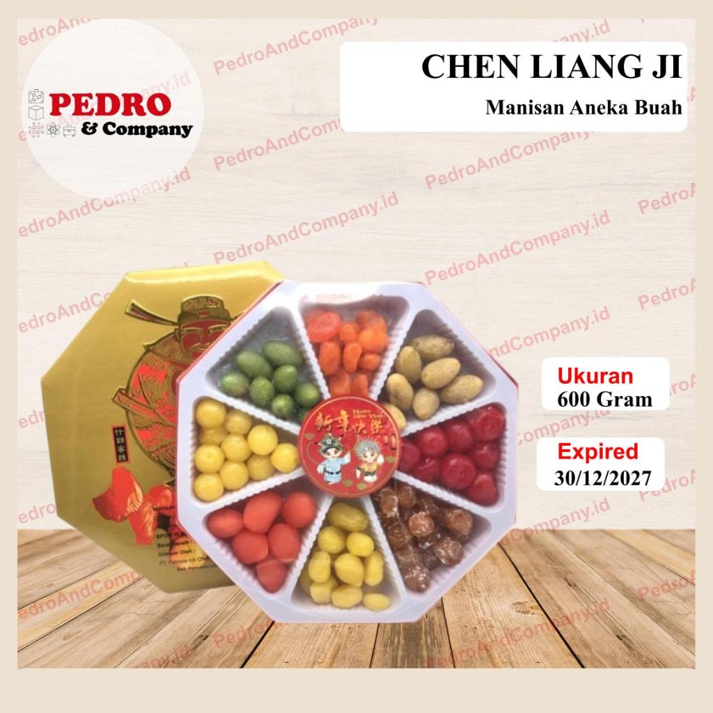 

Chen Liang Ji Manisan Aneka Buah 600 gram assorted fruits candied