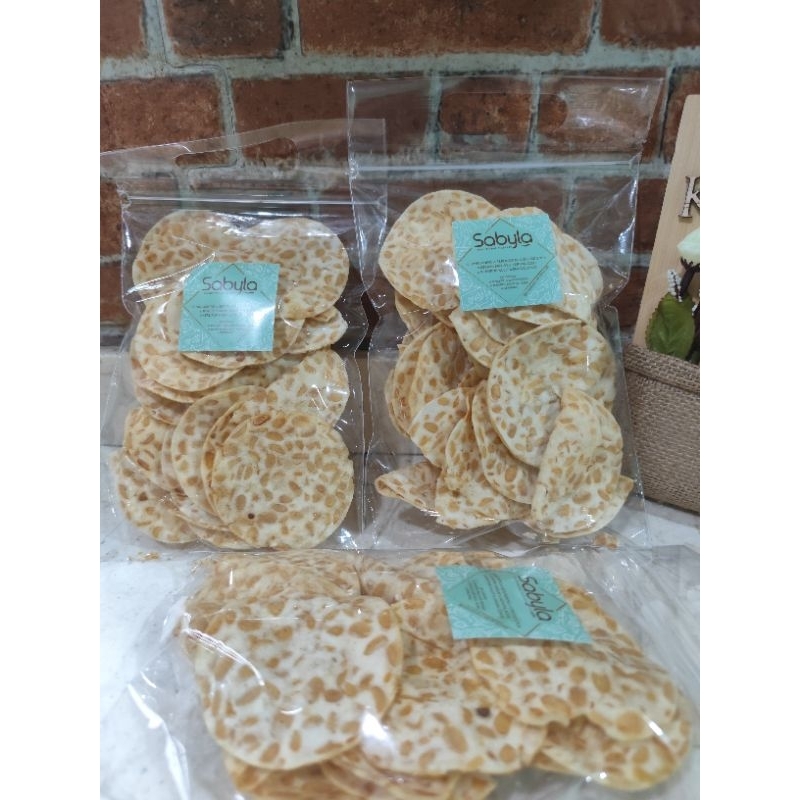 

keripik tempe gurih lezat 100 gram