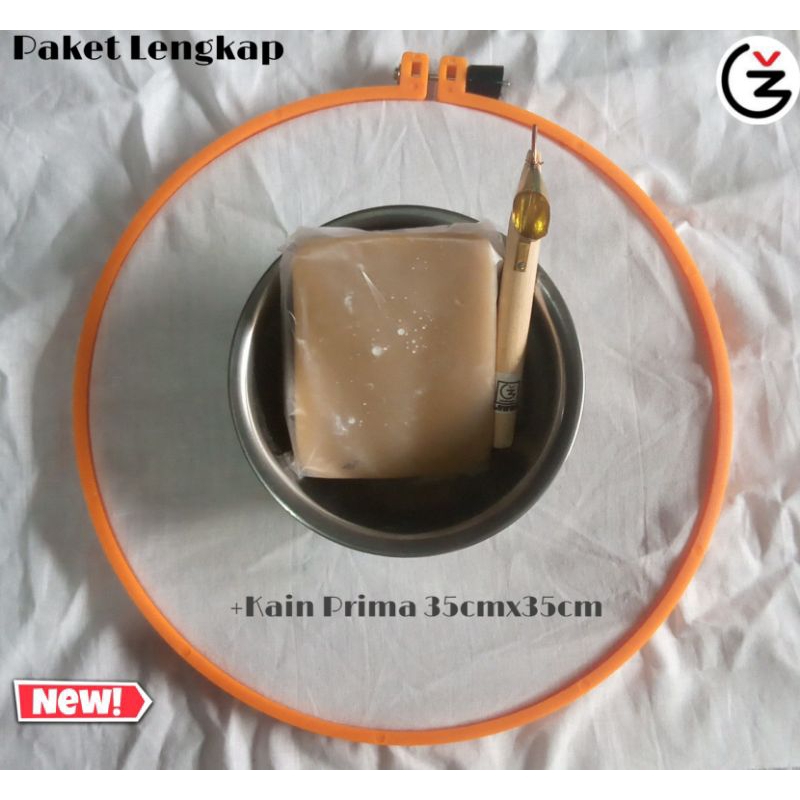 Paket Lengkap Batik Pamidangan Malam Canting Wajan