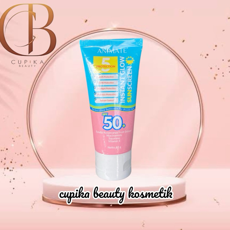 pb,zz - ANIMATE SUNSCREEN SPF 50 PA++++ - ANIMATE INSTANT GLOW SUNSCREEN 5 PROTECTION 60 GR