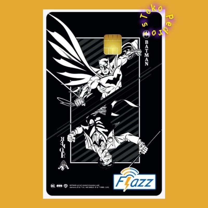 FLAZZ BCA Gen 2 /Gen2 /Kartun Karakter Super Hero - BATMAN & JOKER Ori /Like eMoney eToll Tapcash or