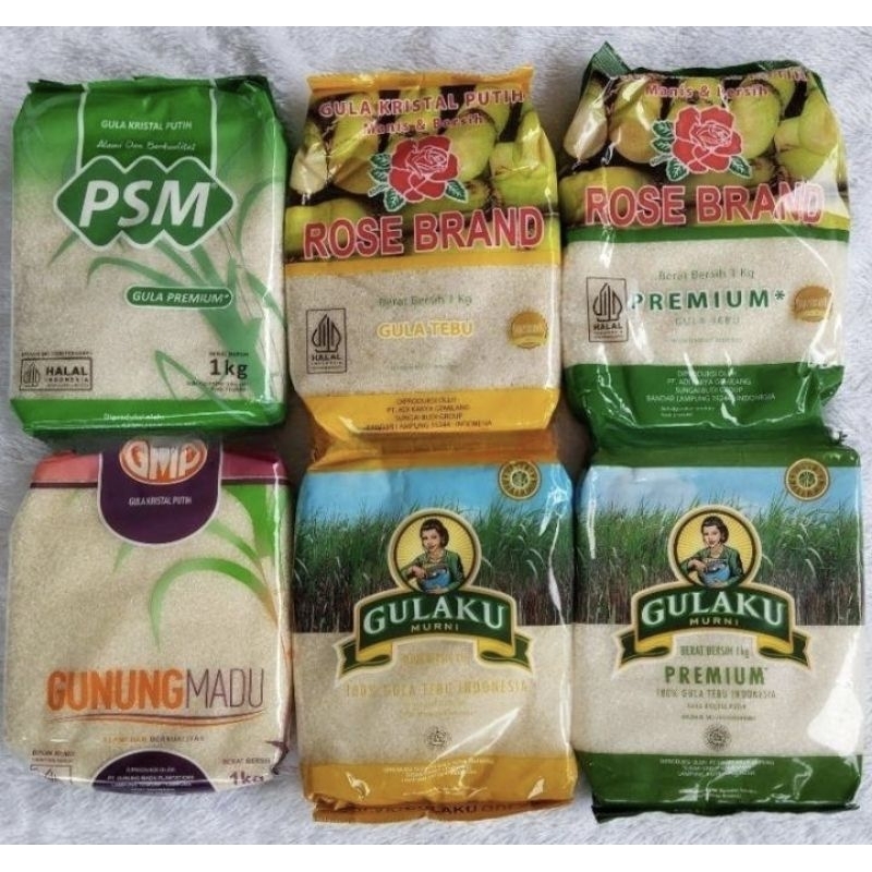 

Gula kemasan 1kg ( Sesuai stock yang ada )