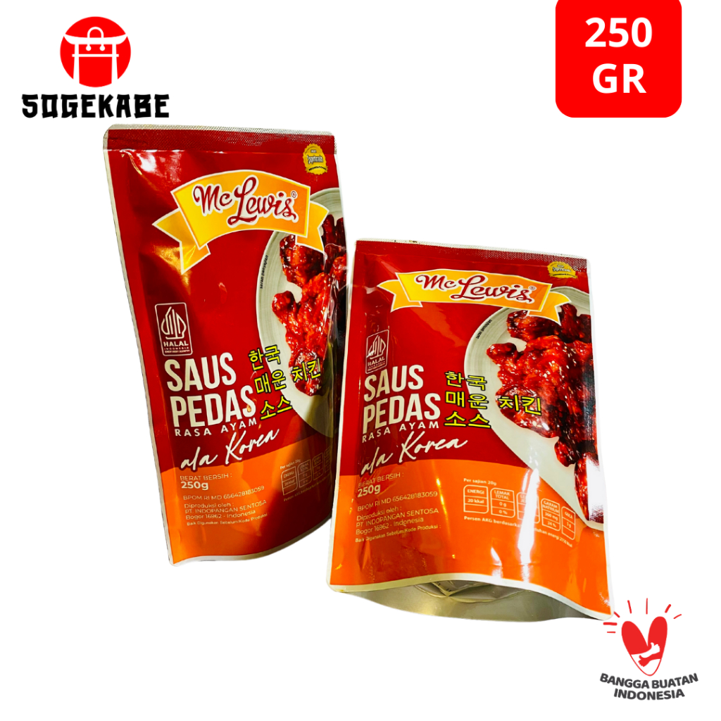 

Mc Lewis Korean Sauce - Pouch 250 Gr