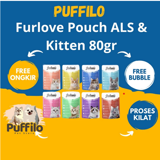 

Makanan Basah Kucing Furlove Als & Kitten Paket 1 Box
