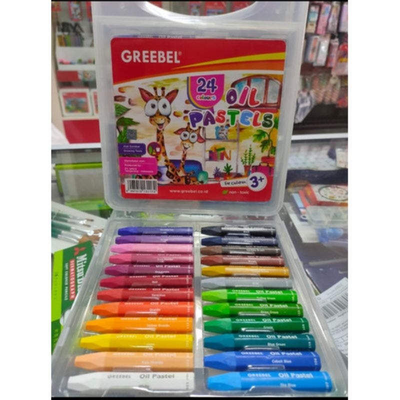 

Crayon Greebel 24 Warna Pastel Oil