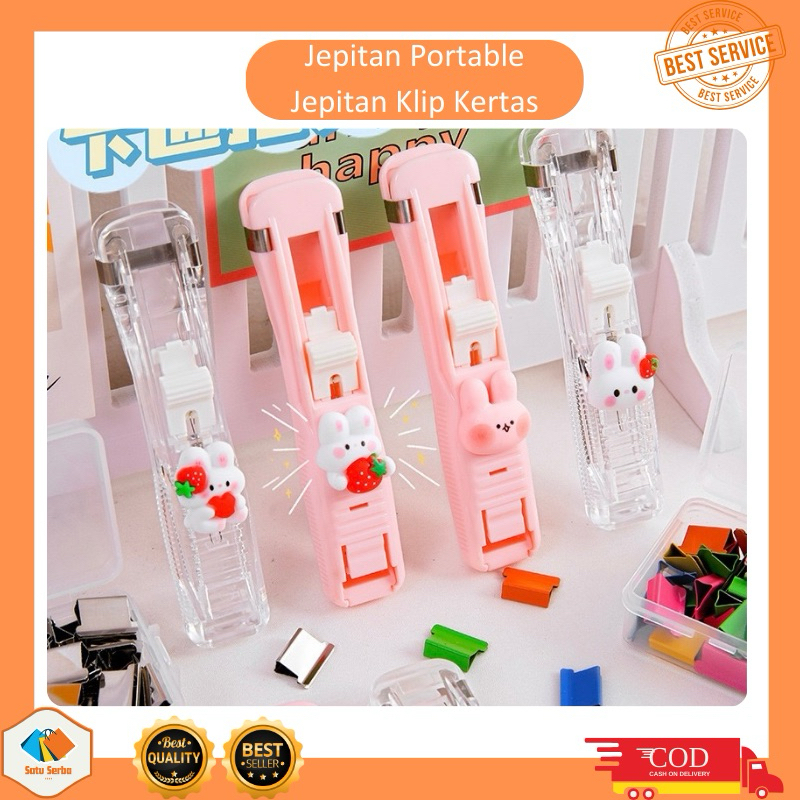 

T005 Jepitan Portable Jepitan Clip Kertas Binding Clip Portable Praktis