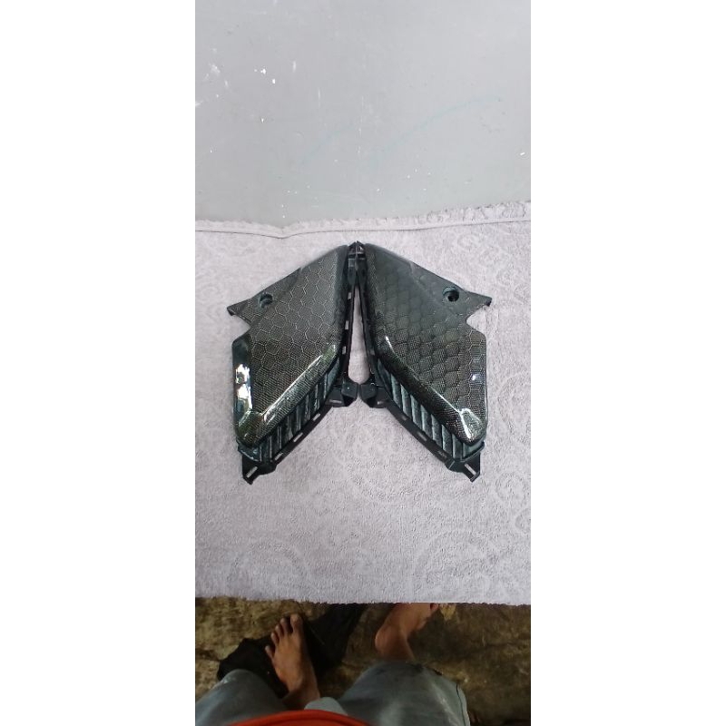 Cover body kecil Samping 1 set New X-Max/Xmax 250/300 Connected carbon kevlar