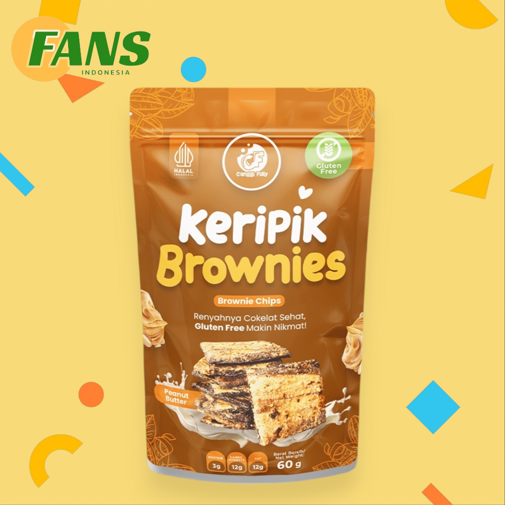 

KERIPIK BROWNIES CRUNCHY RASA PEANUT BUTTER 60GR - KOMBINASI MANIS & GURIH YANG BIKIN NAGIH